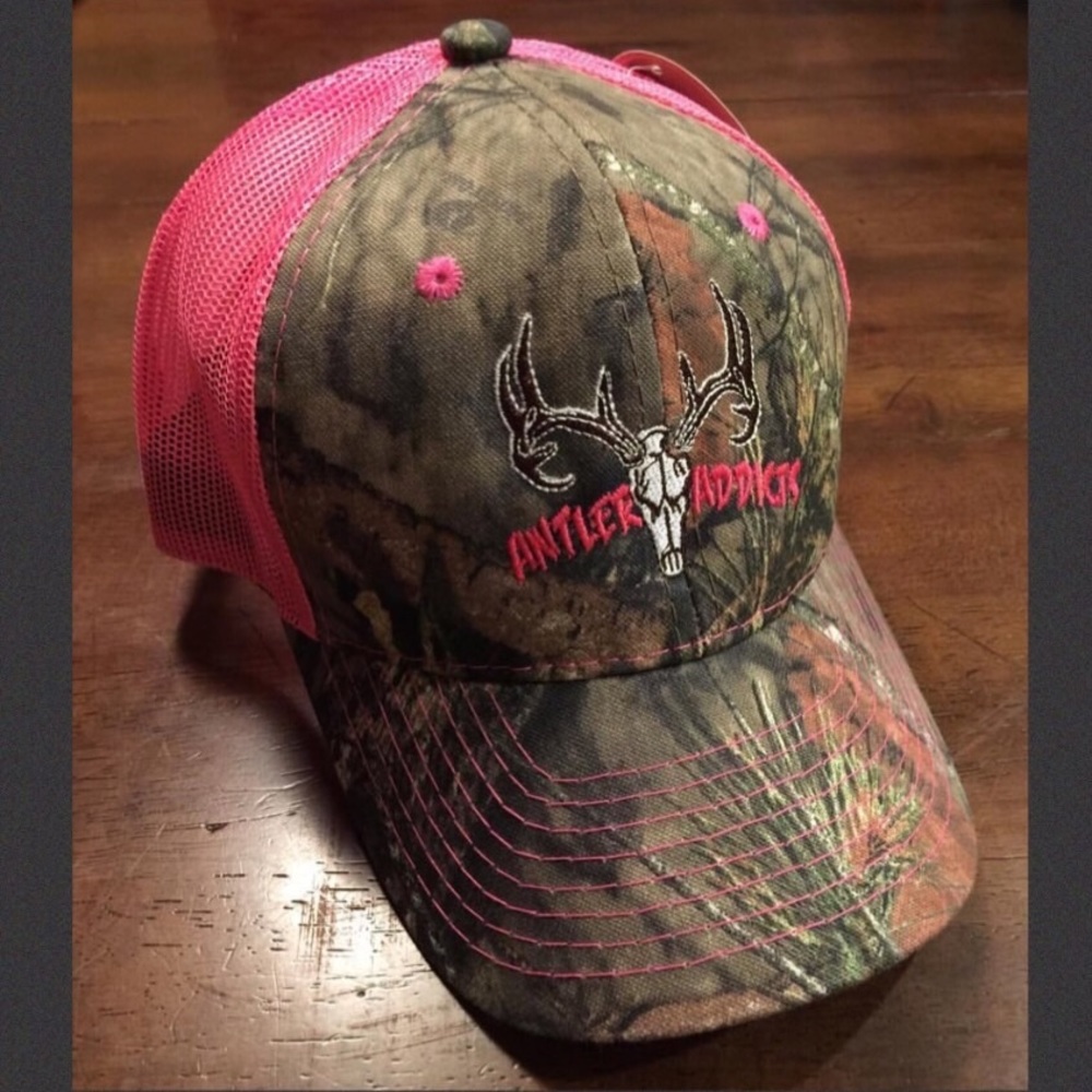 Antler Addicts Pink / Camouflage Hat